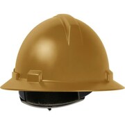 PIP Annapurna Full Brim Hard Hat Polycarbonate / ABS Shell, 4-Pt Textile Suspension, Ratchet Adj., Gold 280-HP1041R-13